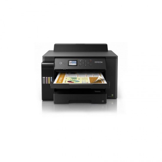 Imprimanta Inkjet CISS Color Epson L11160, A3+, Functii: Imprimare, Viteza de Printare Monocrom: 32ppm, Viteza de printare color: 32ppm, Conectivitate:USB|WIFI|RET, Duplex:Da, ADF:Nu, (incl.TV 11lei) 