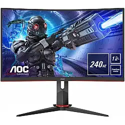 MONITOR AOC - gaming 31.5 inch, Gaming, VA, Full HD (1920 x 1080), Wide | curbat, 300 cd/mp, 1 ms, HDMI | DisplayPort, MONITOR AOC - gaming 31.5 inch, Gaming, VA, Full HD (1920 x 1080), Wide | curbat, 300 cd/mp, 1 ms, HDMI | DisplayPort,
