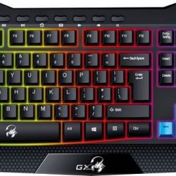 TASTATURA GENIUS gaming USB, multimedia, 104 taste + 10 taste multimedia, iluminare 7 culori, black, 