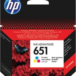 Cartus Cerneala Original HP Color, nr.651, pentru DJ 5575|5645|Mobile OJ 202|252, , (timbru verde 0.15 lei), 