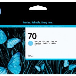 Cartus Cerneala Original HP Light Cyan, nr.70, pentru Design Jet Z3100|2100|3200|5200, 130ml, incl.TV 1.2incl.TV 