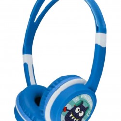 CASTI Gembird, cu fir, utilizare multimedia, conectare prin Jack 3.5 mm x 1, limitare volum pt. copii, albastru, 