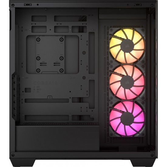 Carcasa Corsair 3500X ARGB, Mid-Tower, ATX, Negru 