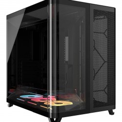 Carcasa Corsair AIR 5400 LX-R RGB LINK, Triple Chamber, Panoramic Glass, Mid-Tower, Negru Carcasa Corsair AIR 5400 LX-R RGB LINK, Triple Chamber, Panoramic Glass, Mid-Tower, Negru