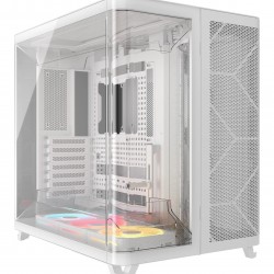 Carcasa Corsair AIR 5400 LX-R RGB LINK, Triple Chamber, Panoramic Glass, Mid-Tower, Alb Carcasa Corsair AIR 5400 LX-R RGB LINK, Triple Chamber, Panoramic Glass, Mid-Tower, Alb