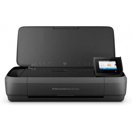 Multifunctional inkjet Color HP OfficeJet 250Mobile AiO, A4, Functii:Impr|Scan|Cop,Viteza Print Mono:9ppm,Viteza Print color:6ppm,Conectiv:USB|WiFi,Duplex:Da,ADF:ADF(Timbru Verde 11lei) 