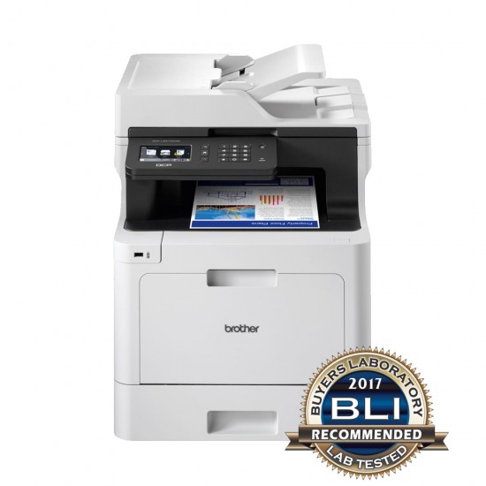 Multifunctional Laser Color Brother DCP-L8410CDW, A4,Functii: Impr.|Scan.|Cop., Viteza de Printare Monocrom: 31ppm, Viteza de printare color: 31ppm, Conectivitate:USB|Ret|WiFi, Duplex:Da, ADF:ADF, 