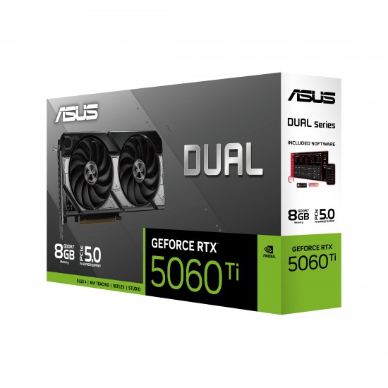 VGA PCIE16 RTX5060TI 8GB GDDR7/DUAL-RTX5060TI-8G ASUS VGA PCIE16 RTX5060TI 8GB GDDR7/DUAL-RTX5060TI-8G ASUS