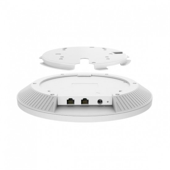 ACCESS POINT TP-LINK wireless Wi-Fi 7 Tri-Band BE19000 Mbps, cu 2× Port 10G, 12 antene interne, 802.3bt PoE++, WiFi 7, montare pe tavan/perete (fara adaptor DC in pachet) ACCESS POINT TP-LINK wireless Wi-Fi 7 Tri-Band BE19000 Mbps, cu 2× Port 10G, 12 antene interne, 802.3bt PoE++, WiFi 7, montare pe tavan/perete (fara adaptor DC in pachet)