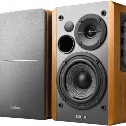 BOXE EDIFIER 2.0, RMS:  42W (2 x 21W), bluetooth, telecomanda wireless, volum, bass, treble, optical, brown, 