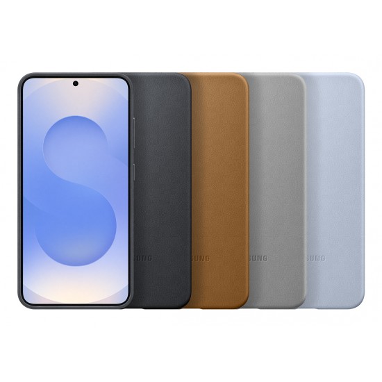 Capac protectie spate Kindsuit (Leather) Case Galaxy S25 (S931)  Albastru deschis 