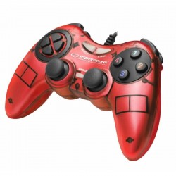 Gamepad Esperanza Fighter EGG105B cu vibratii Usb PC Rosu 