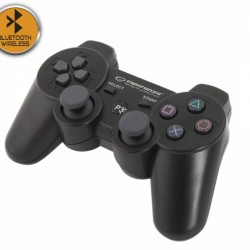 Gamepad Esperanza Marine EGG109K cu vibratii Bluetooth PS3 Negru 