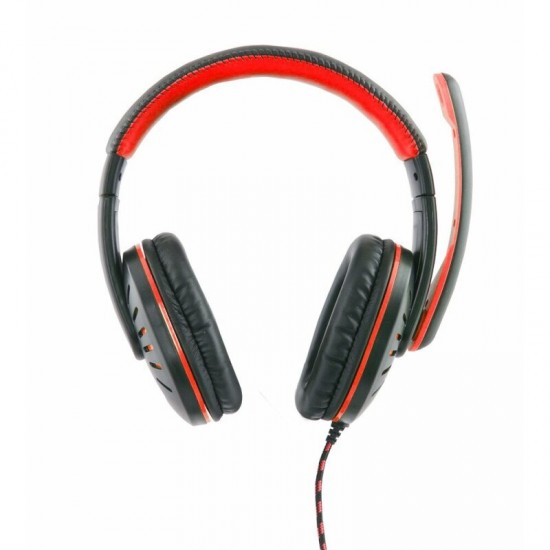 Casti gaming cu microfon Esperanza Crow EGH330B stereo 2m Negru/Rosu 