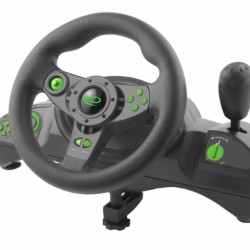 Volan cu pedale Esperanza Nitro EGW102 PC/PS3 Usb Negru/Verde 