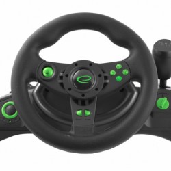 Volan cu pedale Esperanza Nitro EGW102 PC/PS3 Usb Negru/Verde 