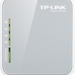 ROUTER TP-LINK wireless. portabil, 3G 150Mbps, 1 port WAN/LAN, compatibil UMTS/HSPA/EVDO, 3G USB modem, 2.4GHz, 802.11n/g/b, TL-MR3020 (timbru verde 0.8 lei)
