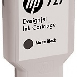 Cartus Cerneala Original HP Matte Black, nr.727, pentru Designjet T1500|T1530|T2500|T2530, 300ml, (timbru verde 0.15 lei), 