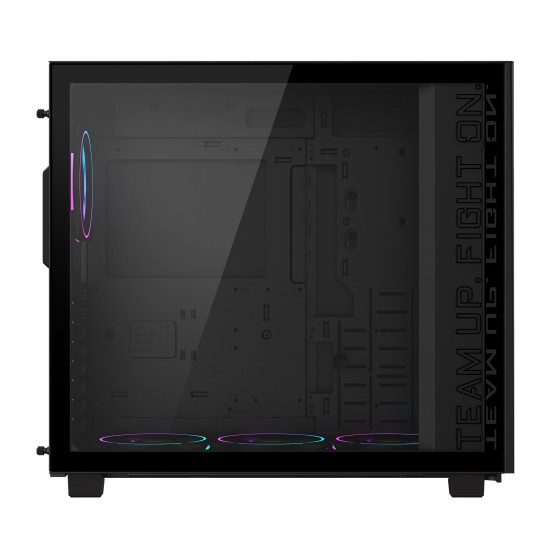 Carcasa GB-AC400G, Middle Tower, Fara sursa, Mini ITX, Micro ATX, ATX, Negru 