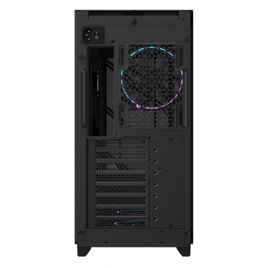 Carcasa GB-AC400G, Middle Tower, Fara sursa, Mini ITX, Micro ATX, ATX, Negru 