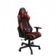 SCAUN GAMING GEMBIRD, ergonomic, reglabil inaltime, rotatie 360 gr, black & red, brate ajustabile, greutate max. 136kg, perna tetiera, perna lombara, dimensiuni 52*80*125~133.5cm 