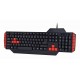 KIT 4-in-1 GEMBIRD, gaming, cu fir, tastatura 104 taste (+ 8 taste multimedia) + mouse 2400dpi 4 butoane + casti cu mic 2x3.5