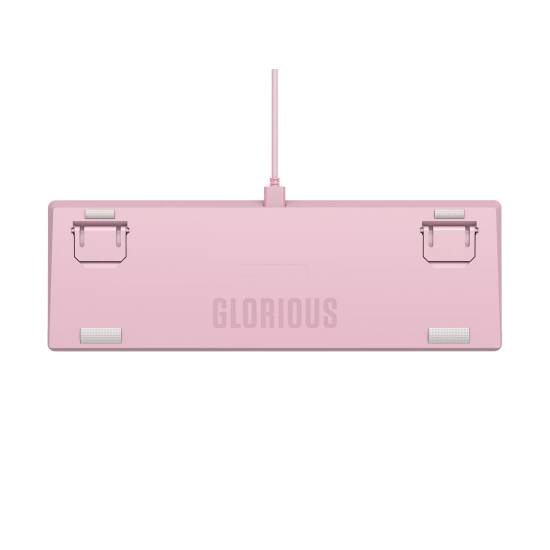 Glorious PC Gaming Race Tastatura mecanica gaming RGB GMMK 2 Compact, Fox Linear Switches, USB-C, US layout, Roz 