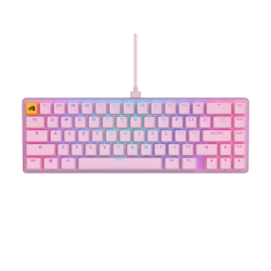 Glorious PC Gaming Race Tastatura mecanica gaming RGB GMMK 2 Compact, Fox Linear Switches, USB-C, US layout, Roz 