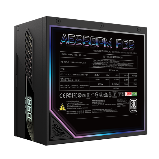 Sursa GIGABYTE GP-AE850PM PG5 