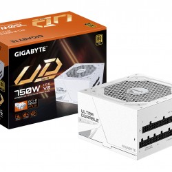 Sursa GIGABYTE GP-UD750GM PG5 ICE, Full Modulara, 750W, 80 Plus Gold, ATX, Alb 