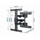 SUPORT de perete GEMBIRD, pt 1 TV/monitor, diag. max 32 SUPORT de perete GEMBIRD, pt 1 TV/monitor, diag. max 32