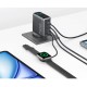 Alimentator retea Anker, 140W, fast charge, 3 x USB-C, 1 x USB-A, incarcare simultana 2 porturi 140W, afisaj LED, PD, gri, Alimentator retea Anker, 140W, fast charge, 3 x USB-C, 1 x USB-A, incarcare simultana 2 porturi 140W, afisaj LED, PD, gri,