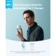 Stand cu incarcare wireless 3 in 1 Anker, MagGo 3-in-1, 15W, portabil, pliabil, fast charge, pentru iPhone seriile 12-16, Apple Watch, AirPods, 1 x USB-C incarcare, verde, 