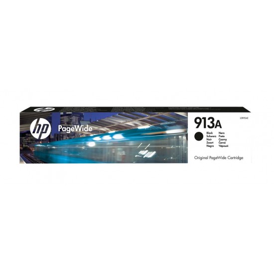 Cartus cerneala Original HP L0R95AE Black, nr.913A, pentru PageWide 352|377, 3.5k 