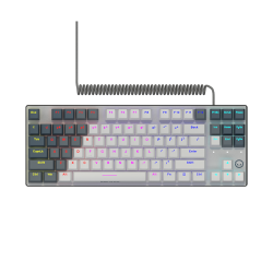LORGAR Azar 514TKL, Wired RGB mechanical gaming keyboard, white, EN layout 