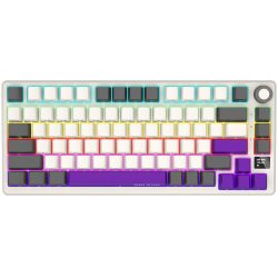 LORGAR KBP7075W, Wireless 75% Mechanical Gaming Keyboard Pro, Beige, EN layout 