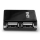 HUB USB Lindy Mini  4 Port USB 2.0 