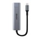 Hub Lindy USB3.2 Gigabit Ethernet, gri Hub Lindy USB3.2 Gigabit Ethernet, gri