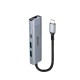 Hub Lindy USB3.2 Gigabit Ethernet, gri Hub Lindy USB3.2 Gigabit Ethernet, gri