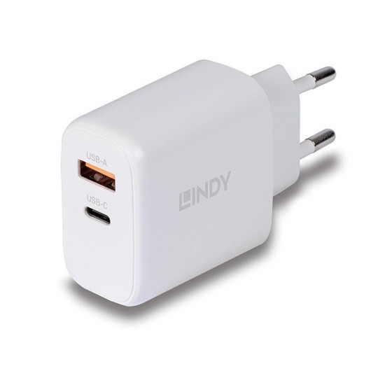 Incarcator Lindy USB Type-A & C 65W 