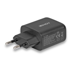 Incarcator Lindy 2x USB Type-C GaN 65W 