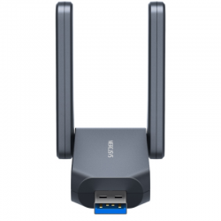 ADAPTOR RETEA MERCUSYS, BE6500 extern wireless Tri-Band, USB 3.0, 6500 Mbps, antena externa x 2, 