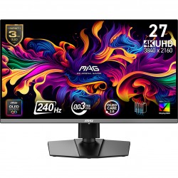 MSI MAG 272UP QD-OLED X24 26.5inch QD-OLED UHD 16:9 240Hz 0.03ms 2xHDM2.1 DP USB Type C Dpalt PD15W Pivot 