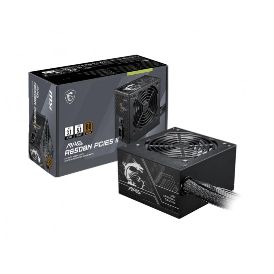 MSI MAG A650BN PCIE5 II 650W BRONZE PSU 