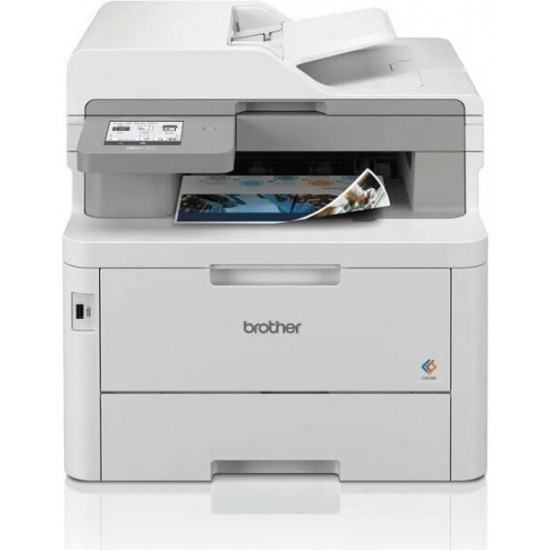 Multifunctional Laser Color Brother MFC-L8340CDW, A4, Functii:Impr.|Scan.|Cop.|Fax, Vit Print Mono: 30ppm, Vit print color:30ppm,Conectiv:USB|WiFi, Duplex:Da, ADF:ADF(Timbru Verde 23lei) 