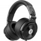 Casca OneOdio cu fir detasabil, tip over ear, utilizare profesionala, multimedia, conectare prin Jack 3.5 mm | Jack 6.35 mm, difuzor 50 mm, impedanta 32 Ohm, negru, 