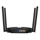 ROUTER MERCUSYS, AX3000, 1× 2.5 Gbps WAN port, 1× 2.5 Gbps LAN port si 3× GE LAN, dual band 2.4 / 5 Ghz, 4 x antene externe, 