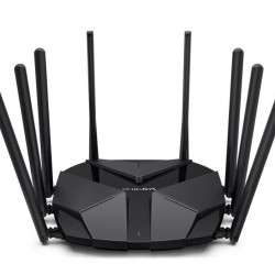 ROUTER MERCUSYS wireless 6000Mbps, 3 porturi LAN Gigabit, 1 port WAN 2.5 Gigabit, Dual Band AX6000 8 x antene externa, Wi-Fi 6, 