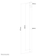 Extensie suport monitor Neomounts NM 100 cm extension pole FPMA-C340BLACK,