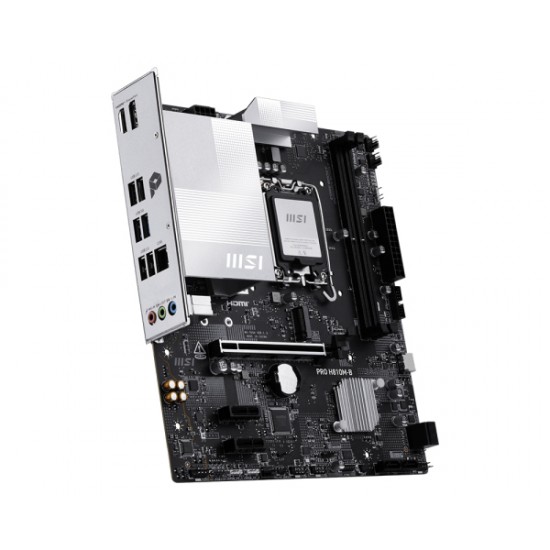 Placa de baza MSI PRO H810M-B, LGA1851, DDR5, mATX, Negru 